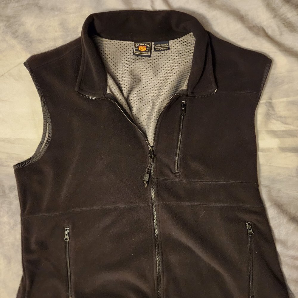 Route 66 Sleeveless Lined and Ventilated Zipper Fleece